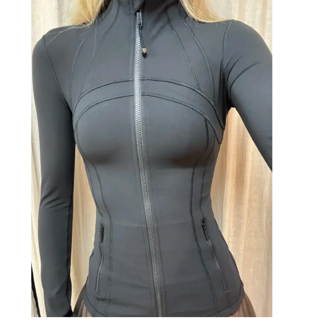 贴身显瘦塑型春秋长袖运动瑜伽服休闲女士柜版一模一样lu家ST