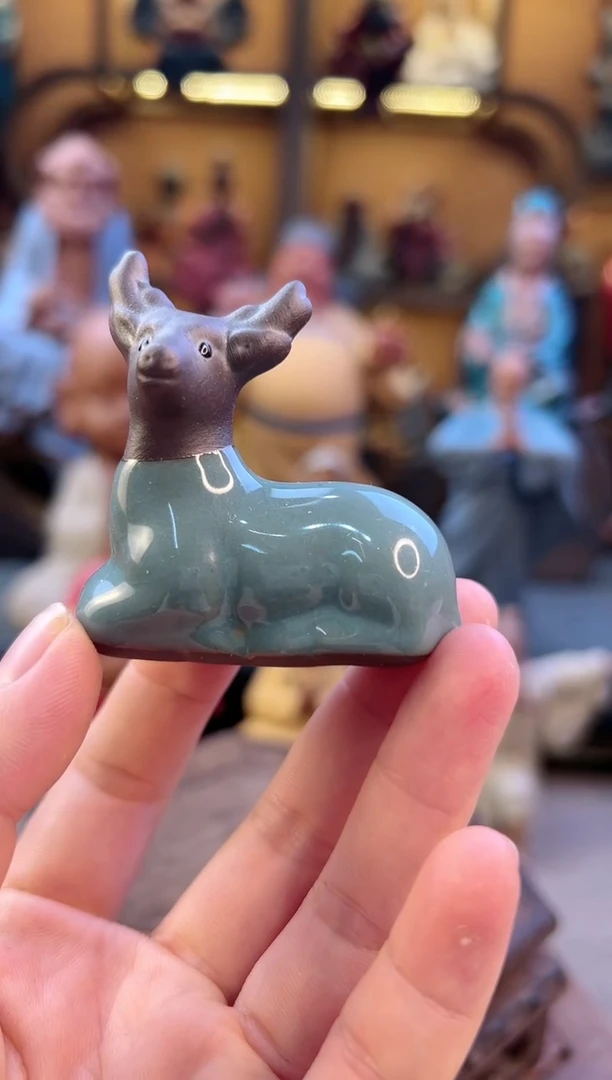 紫砂茶宠器闵茶宠摆件