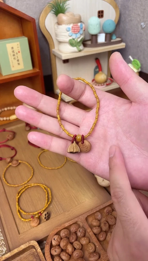 手串/手链核桃竹节手串一物一拍好运连连款