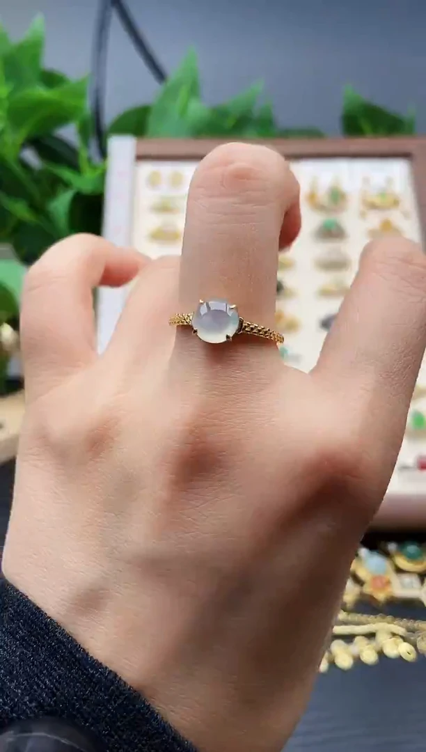 银S925镶嵌戒指翡翠12