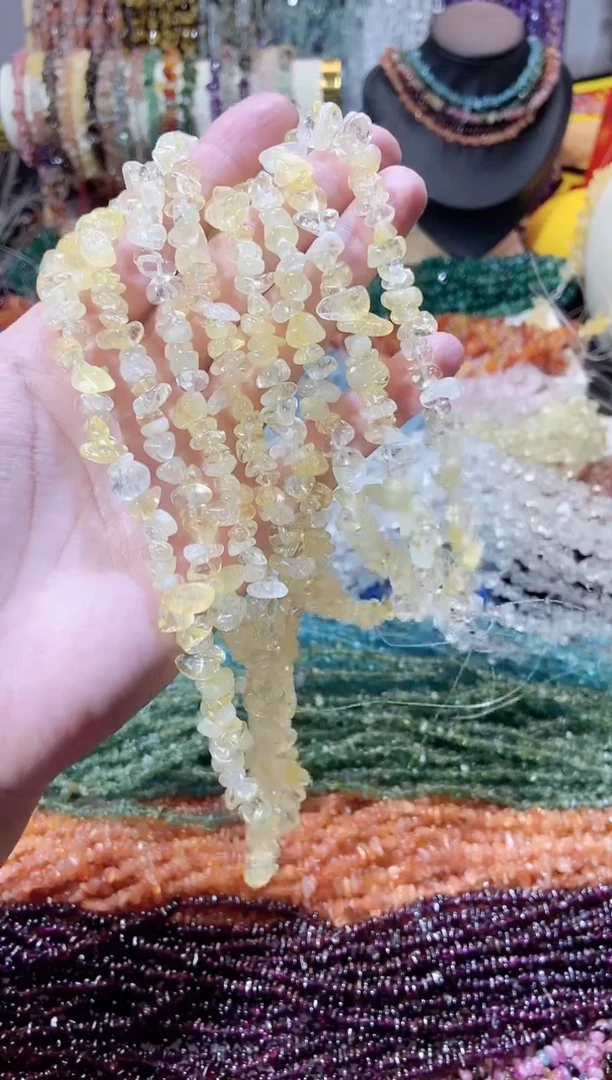 未镶嵌珠宝半成品水晶黄水晶
