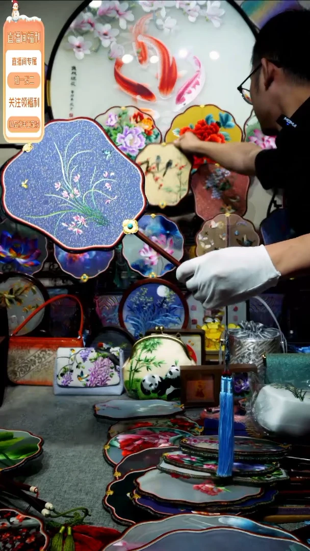 刺绣等****秀纯手工苏绣艺术品