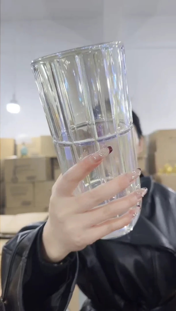 【闪购商品】无铅玻璃UU外贸花瓶微瑕-0YEA7