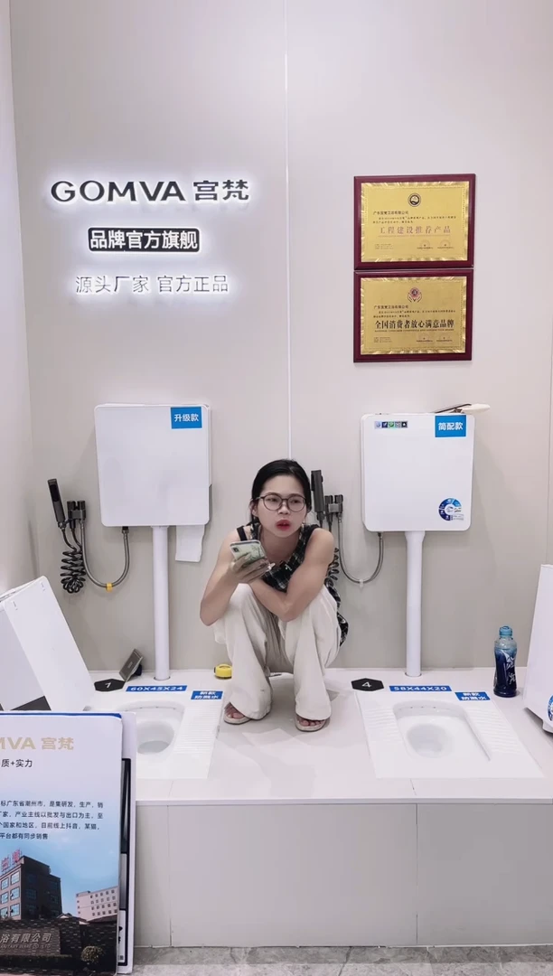 全****匆g01蹲便器+纸巾盒水箱
