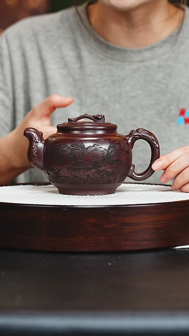 茶壶紫砂紫砂壶 如意鼎