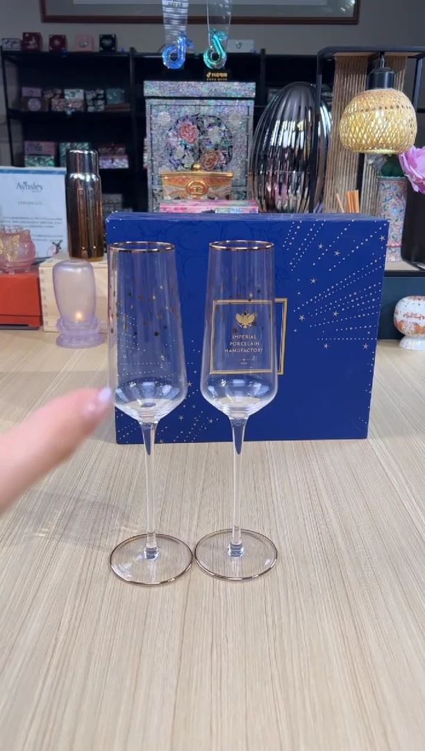 122俄皇Star系列香槟对杯