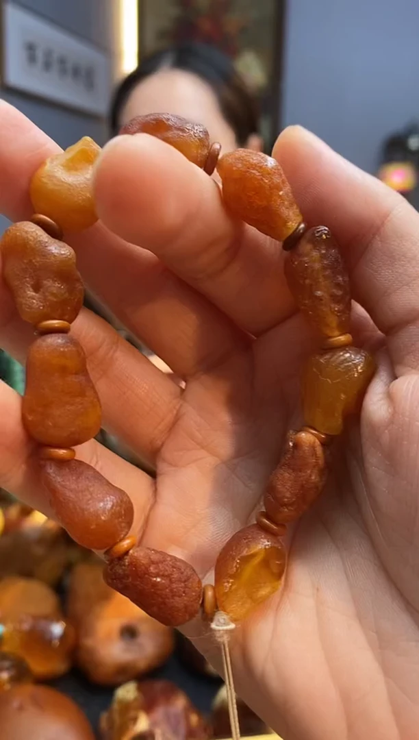手串琥珀未镶嵌手串