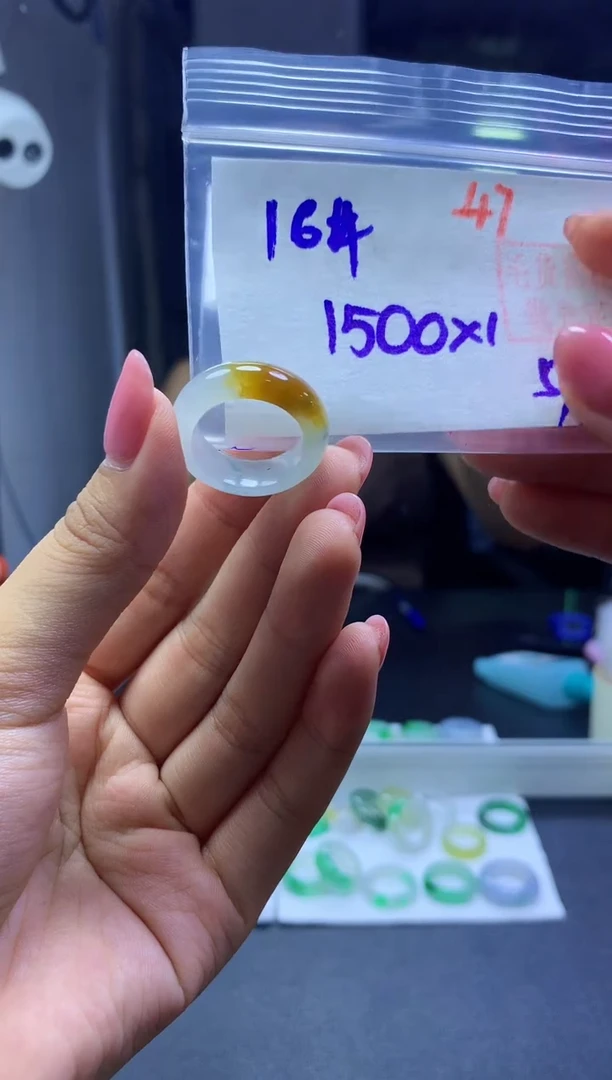 未镶嵌定制翡翠戒圈#1500元-毛货需精细抛光