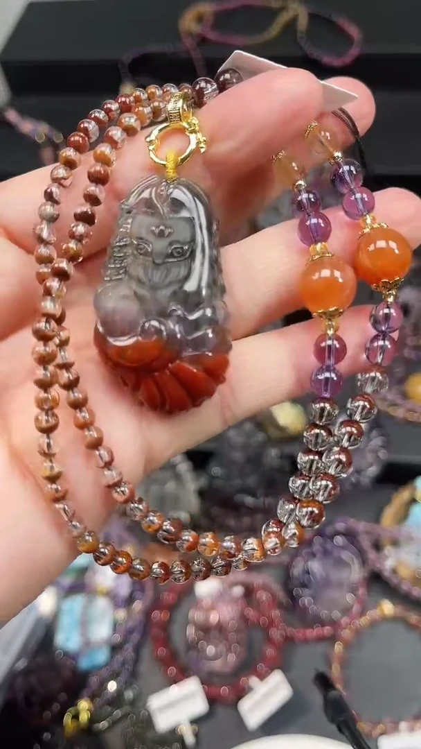 未镶嵌颈饰水晶【百晶灵儿】定制款