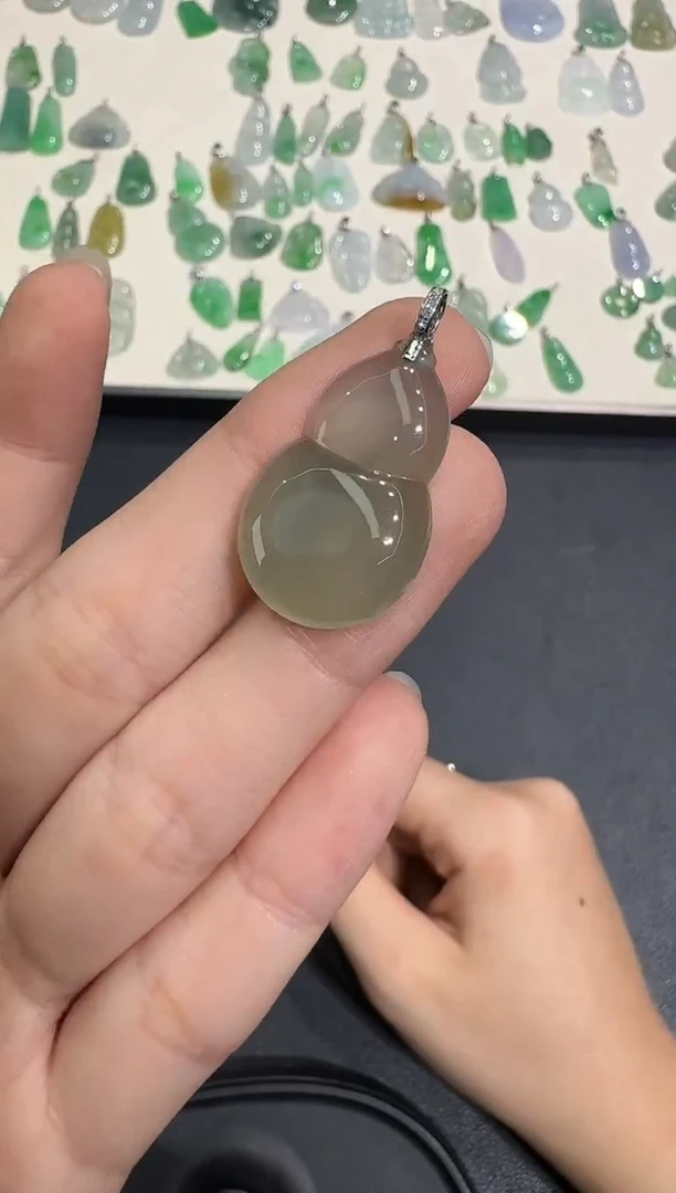 颈饰18K金镶嵌翡翠X1215-1501-194