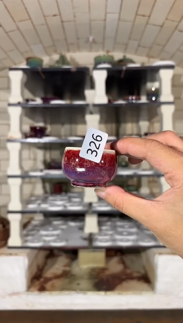 摆件精品窑变钧瓷茶器
