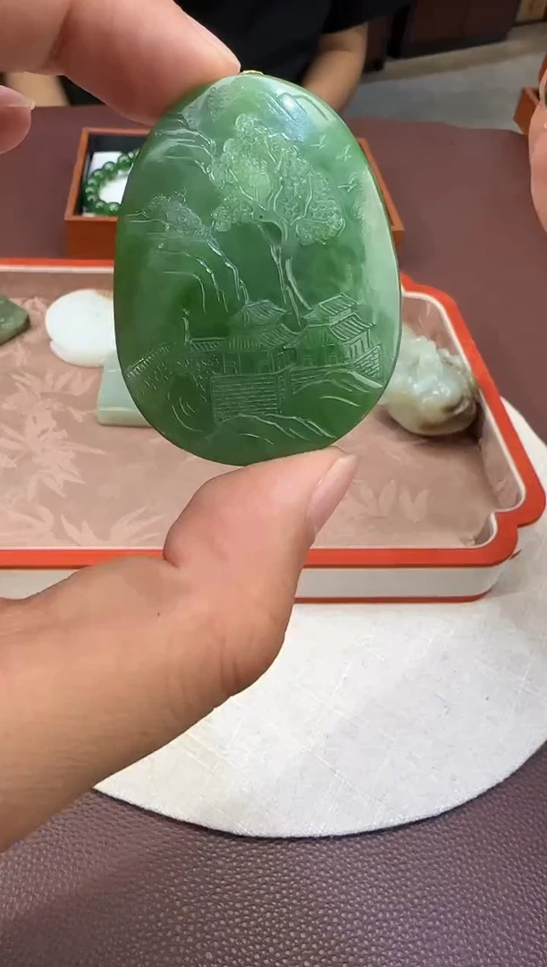 和田玉未镶嵌吊坠(不含链)【陆602】99 7026