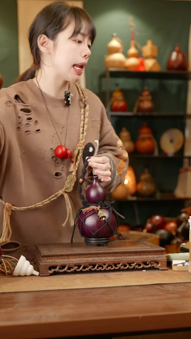 180号精品天然大漆酒葫芦一物一拍~