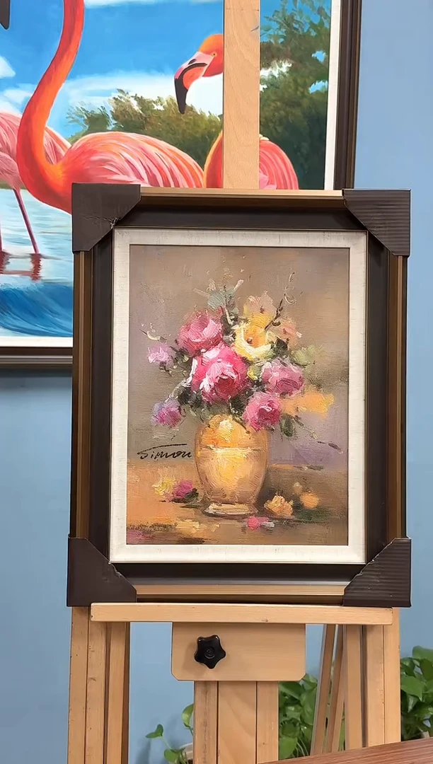 油画2花卉-陶宗建-油画