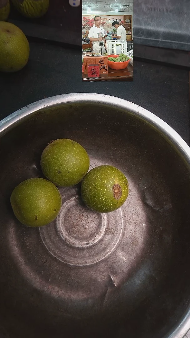 文玩核桃把件青皮盘山3个（售出不退不换）