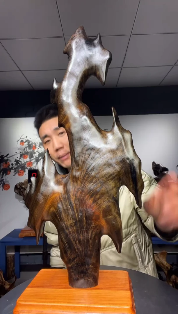 【闪购商品】金丝楠木雕金丝楠木工艺品摆件