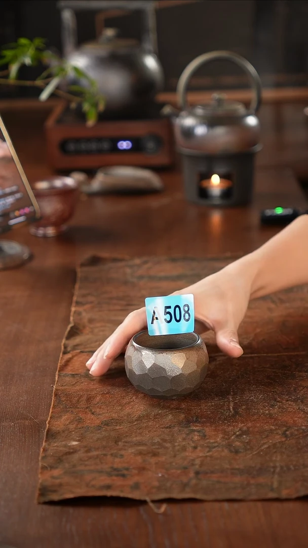 广西钦州坭兴陶纯手工纯柴烧刀削杯80毫升