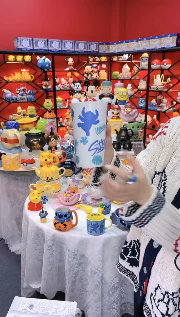 【闪购商品】1@@吏迪仔陶瓷咖啡杯