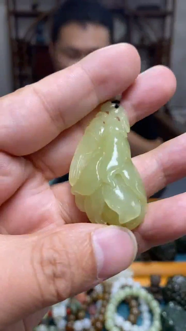 和田玉未镶嵌颈饰119