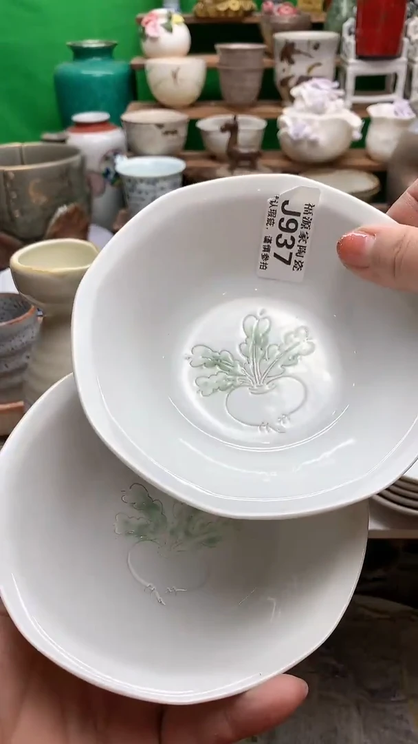 【闪购商品】盖碗海外回流瓷器