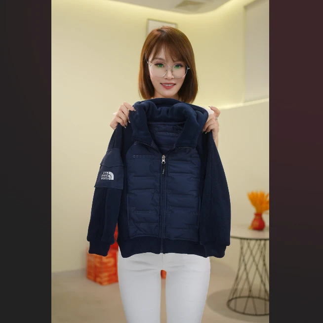 【动感北面】秋冬拉链棉服儿童长袖休闲时尚洋气中大童防风拉链秋冬