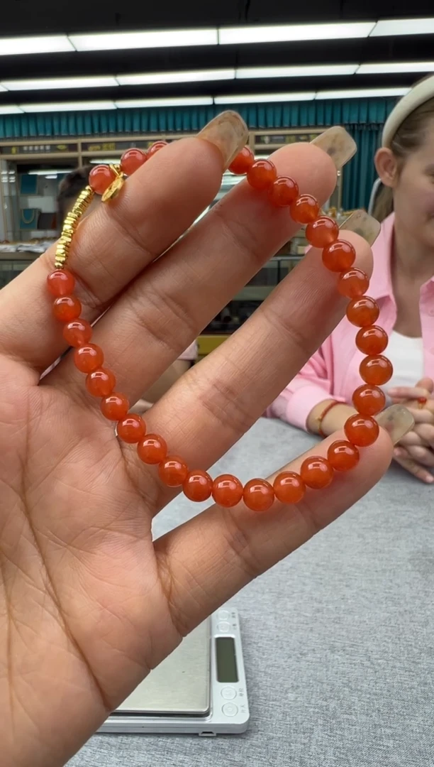 手链未镶嵌南红玛瑙012秒拍号