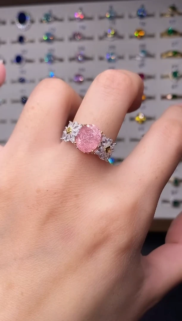 5克拉碧玺（处理）欧美风戒指