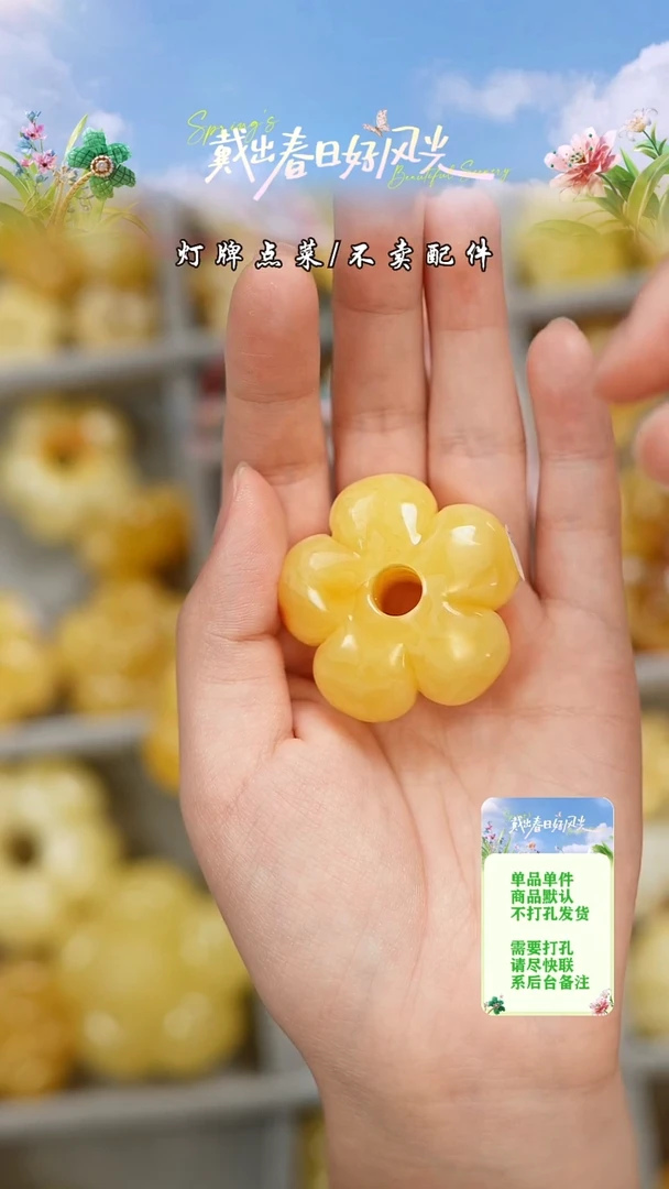 未镶嵌蜜蜡珠宝奇石吊坠