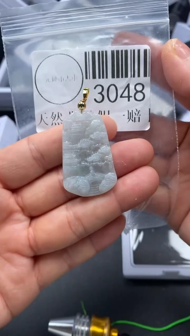 吊坠(不含链)未镶嵌翡翠3048