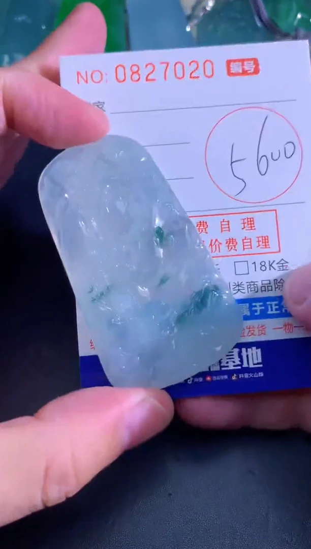 颈饰未镶嵌翡翠天然A货翡翠