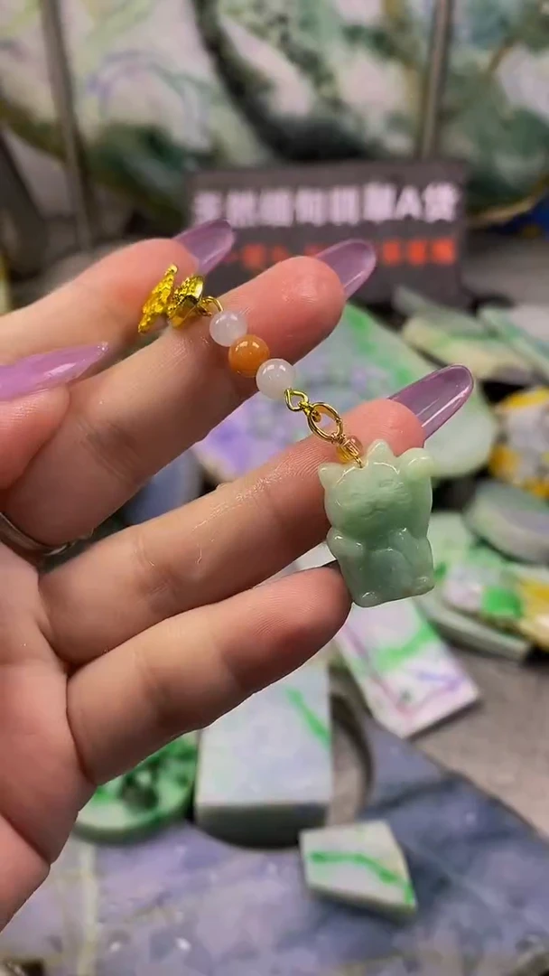 未镶嵌挂件翡翠天然缅甸翡翠A货816