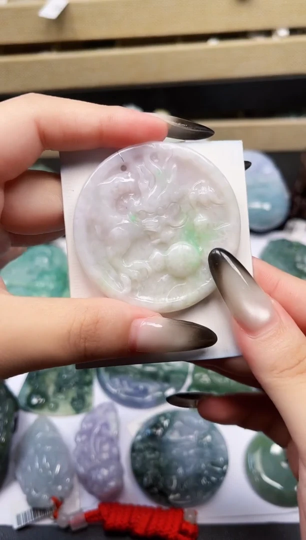 颈饰未镶嵌翡翠天然缅甸A货翡翠