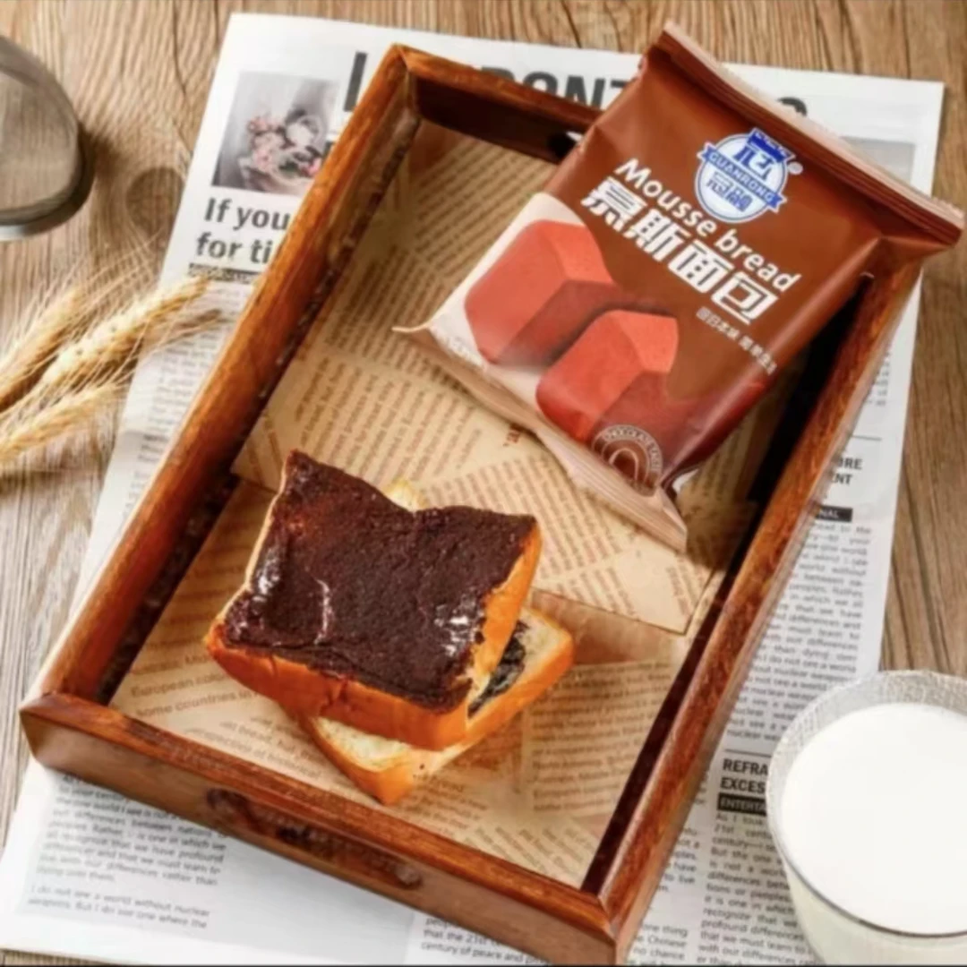 【新疆包邮】巧克力味/酸奶味/香芋味面包85*3袋冠融慕斯面包早餐