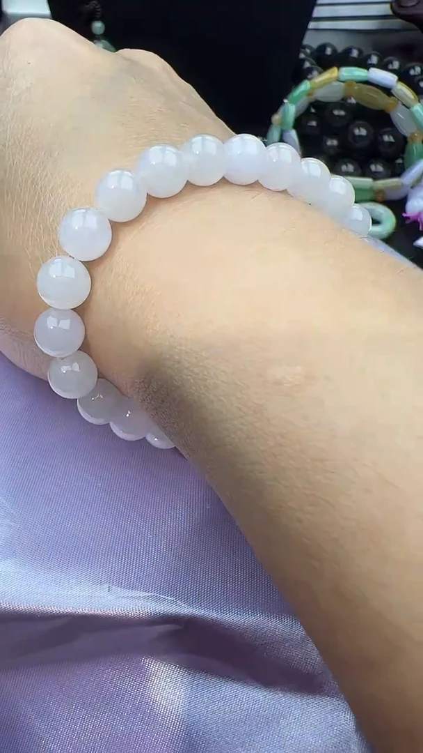 未镶嵌手串翡翠玉珠手串