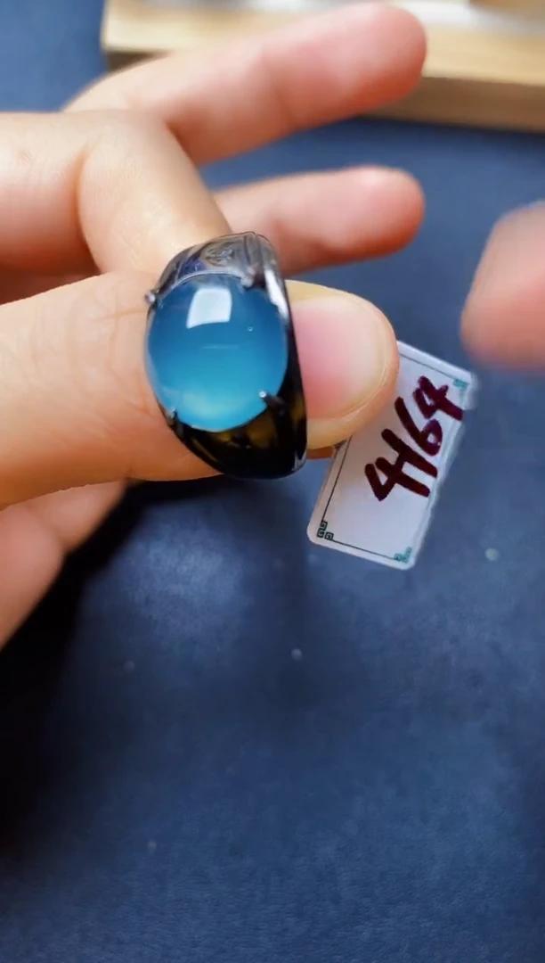 银S925镶嵌戒指翡翠2222222