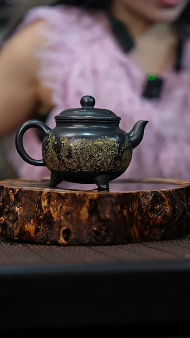茶壶紫砂宜兴岁颐传砂原矿全手33
