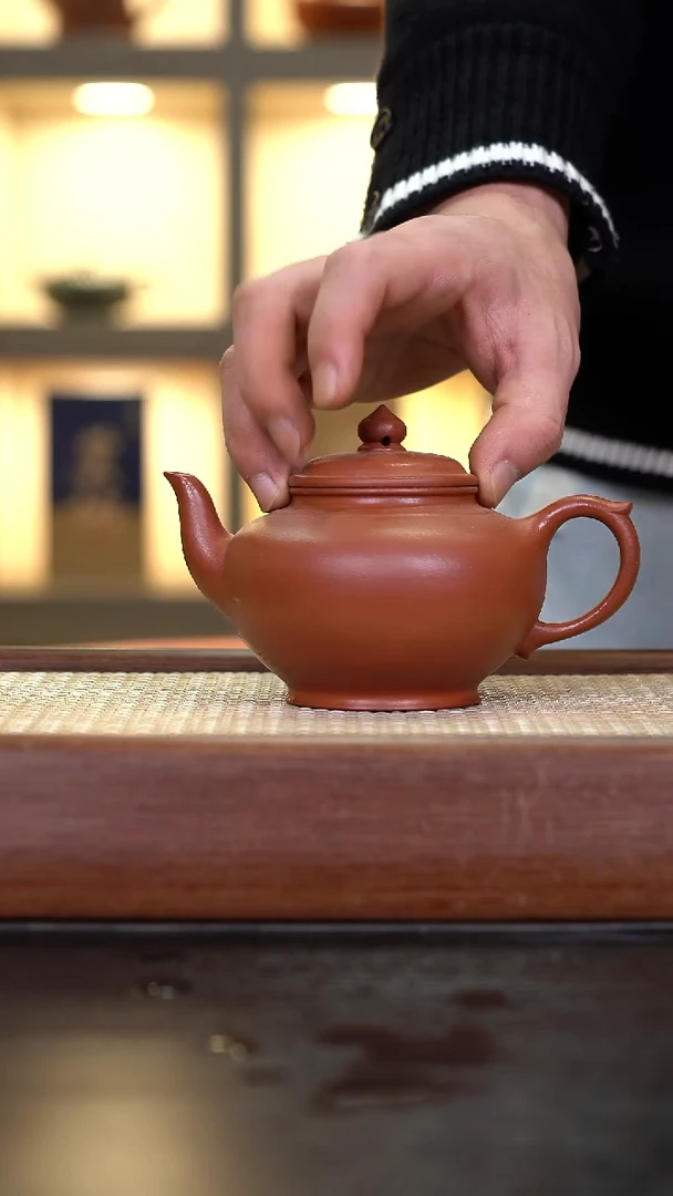 茶壶紫砂sy朱泥笑樱