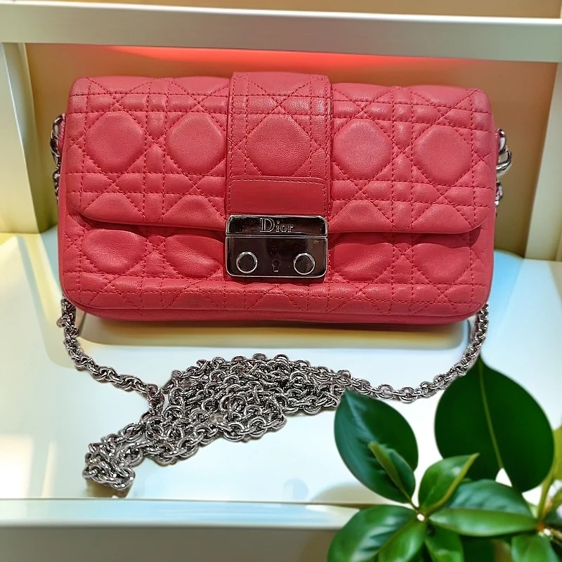 95新 DIOR/迪奥  红色斜挎包 1211 7458