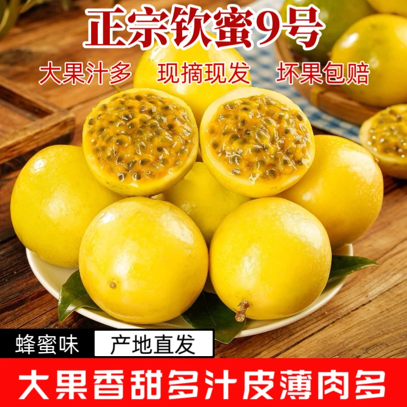 大果钦蜜9号蜂蜜味百香果香甜多汁维C好帮手产地直发