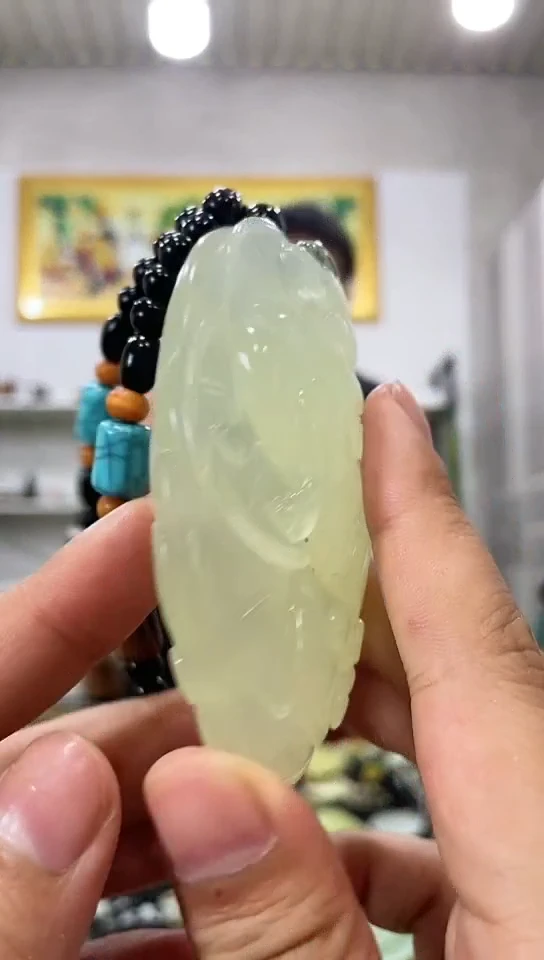 岫玉未镶嵌手把