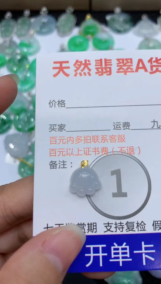 【闪购商品】翡翠颈饰18K金镶嵌 111111111111