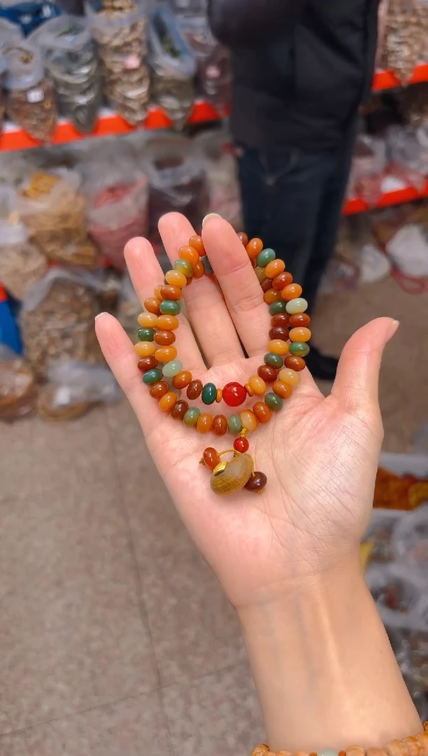 吊坠菩提根/象牙果敦煌算盘双圈