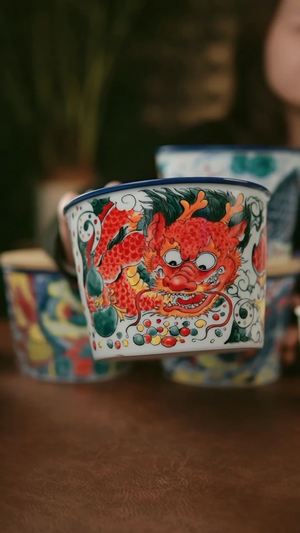【闪购商品】泡面桶（微瑕福利）景德镇高温陶瓷