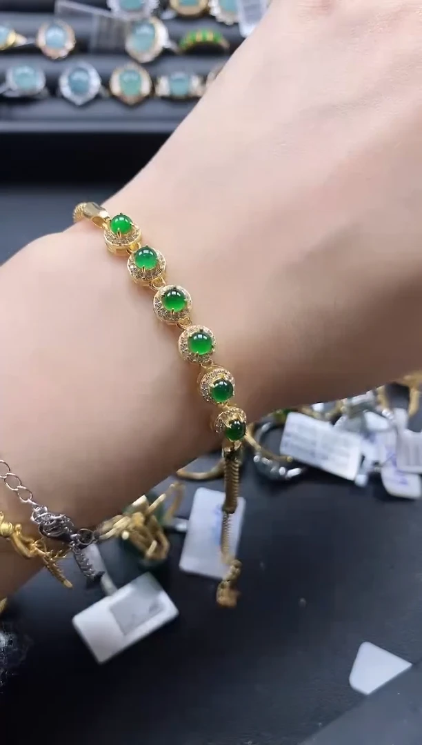 【闪购商品】翡翠戒指银S925镶嵌1111-