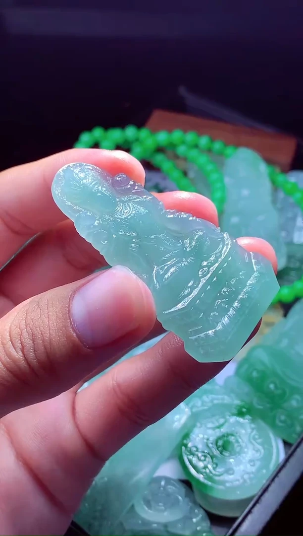 未镶嵌定制翡翠秀*#翡翠毛货定制