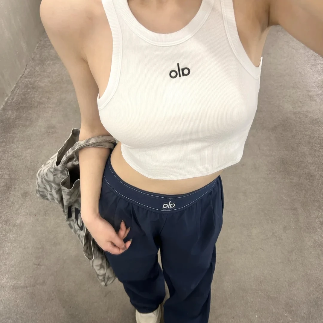 ALO美背背心带垫女孩通勤