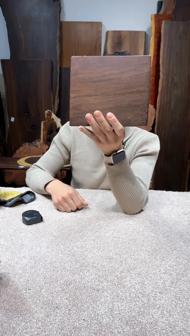 【闪购商品】风车木（黑檀木）尺寸19*16*2.2编号337