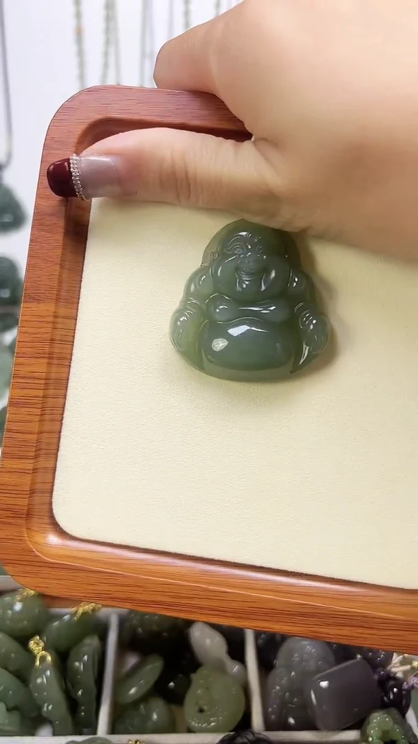 【闪购商品】和田玉颈饰未镶嵌佛公吊坠45