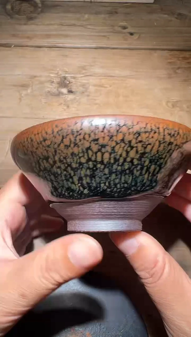 茶盏老木头精品柴烧185
