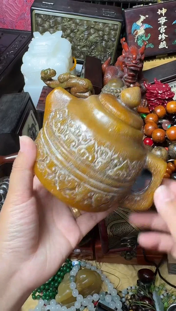 牛骨摆件主播推荐：一物一拍，讲解为准！